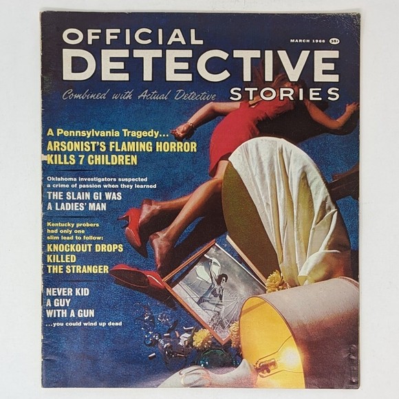 Inside Detective September 1965 + Official Detective Stories March 1966 Vintage - Picture 6 of 7